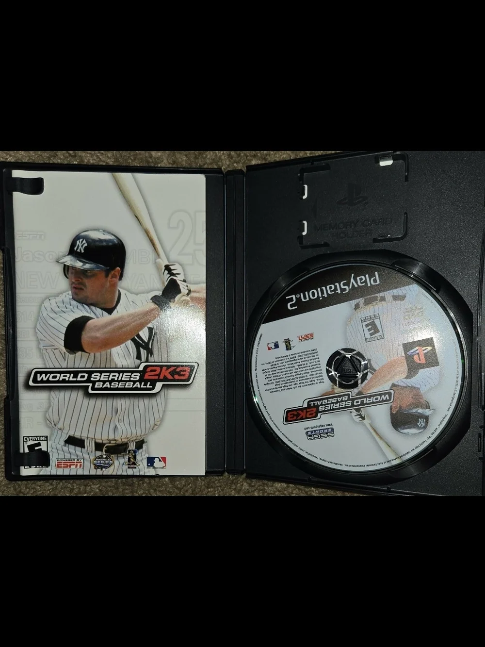 World series of basball 2k3 complete, tested for ps2.